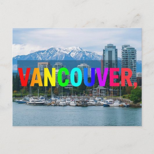 Carte Postale Vancouver canada (Devant)