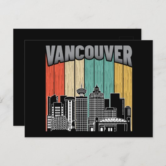 Carte Postale Vancouver Canada (Devant / Derrière)