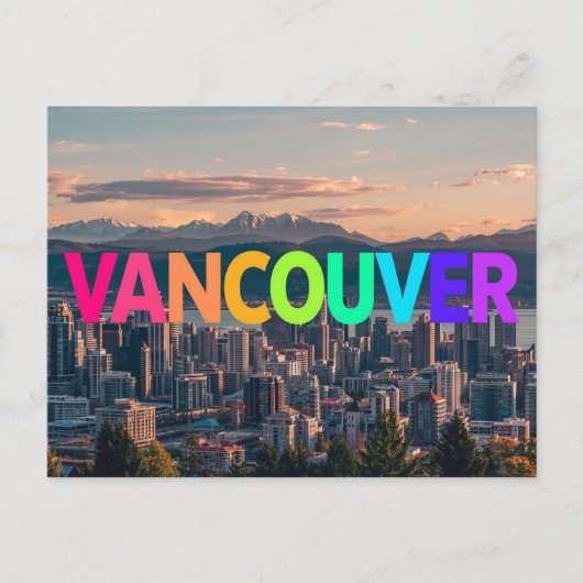 Carte Postale Vancouver canada (Devant)