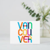 Carte Postale Vancouver Canada Pop Art Letters (Debout devant)