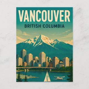 Carte Postale Vancouver Canada Souvenir de Voyage
