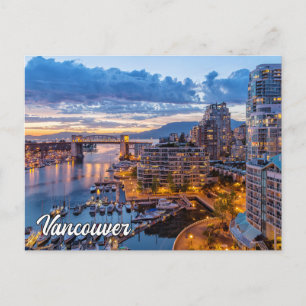 Carte Postale Vancouver, Colombie-Britannique, Canada