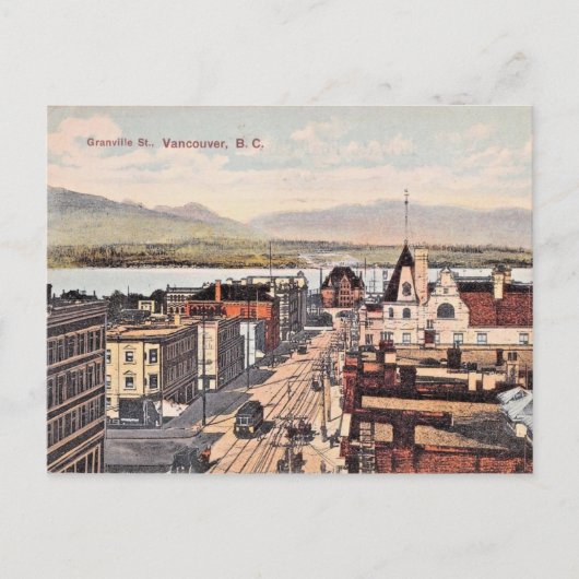 Carte Postale Vancouver (Colombie-Britannique), Canada 1908 Vint (Devant)