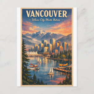 Carte Postale VANCOUVER – Où la ville rencontre la nature