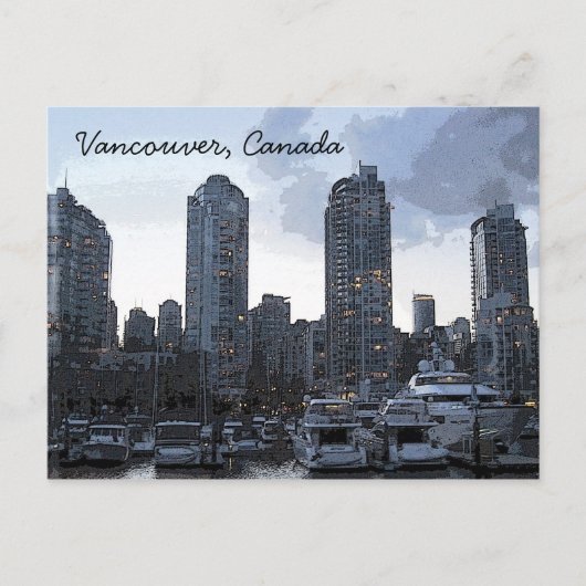 Carte postale Vancouver Riverside (Devant)