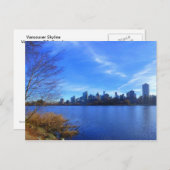 Carte Postale Vancouver Skyline (Devant / Derrière)