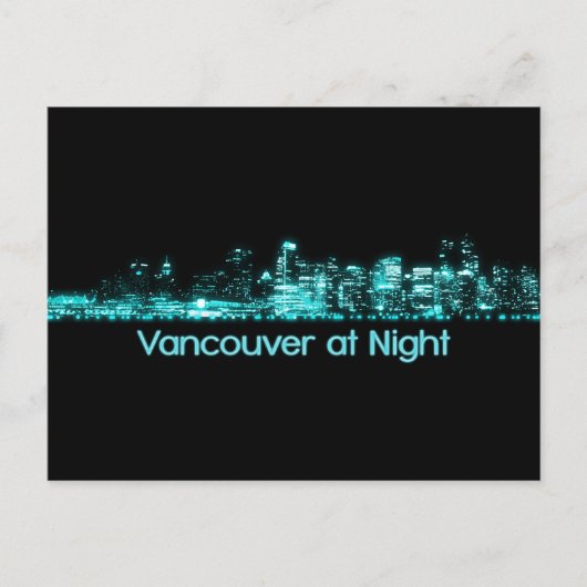 Carte Postale Vancouver Skyline (Devant)