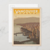Carte Postale Vancouver Skyline | Canada (Devant / Derrière)