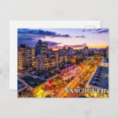 Carte Postale Vancouver Skyline, Colombie-Britannique, Canada (Devant / Derrière)