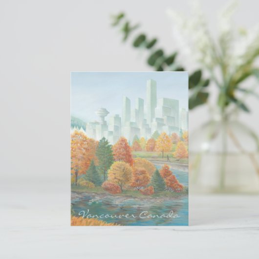 Carte postale Vancouver Totem Pole Painti (Debout devant)