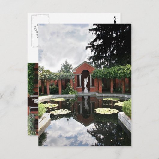 Carte Postale Vanderbilt Garden Pool (Devant / Derrière)
