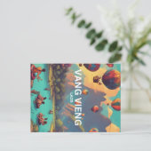 Carte postale Vang Vieng (Debout devant)