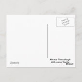 Carte postale Vanitas Bouquet (Dos)