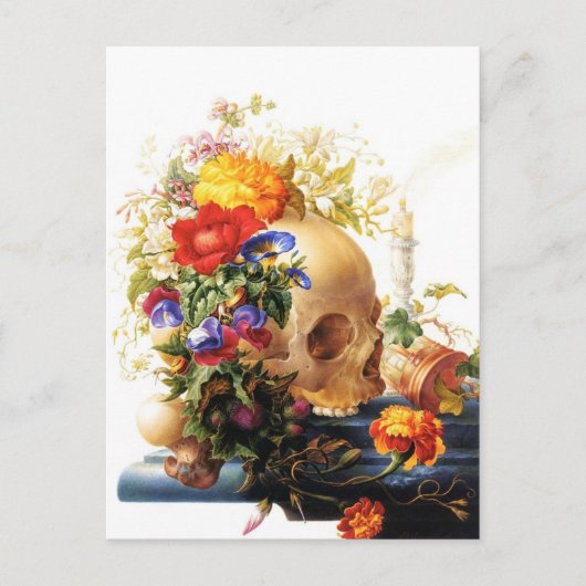 Carte postale Vanitas Bouquet (Devant)