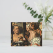 Carte Postale Vanitas, La Vieille Coquette par Bernardo Strozzi (Debout devant)