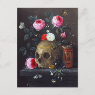 Carte Postale Vanitas Still Life, Jan van Kessel l'Ancien