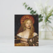 Carte Postale Vanity - Un Maiden Médiéval (Debout devant)
