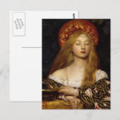 Carte Postale Vanity - Un Maiden Médiéval (Devant / Derrière)