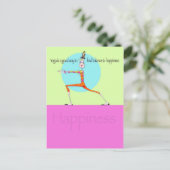 Carte postale Vanity Yoga Happiness (Debout devant)