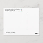 Carte postale Vanity Yoga Happiness (Dos)