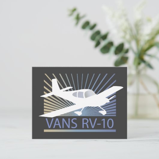 Carte Postale Vans RV-10 (Debout devant)