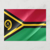 Carte Postale Vanuatu - Drapeau d'agitation - (Devant)