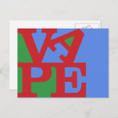 Carte postale Vape (Devant / Derrière)