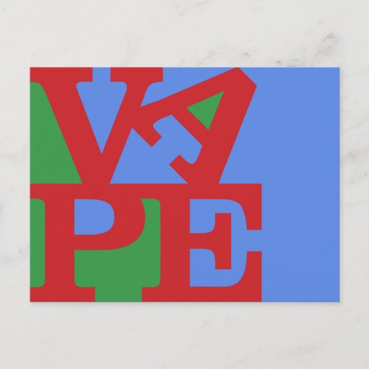 Carte postale Vape (Devant)