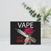 Carte Postale Vape. Arrêtez de fumer (Debout devant)