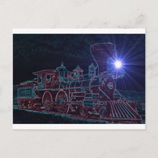 Carte Postale Vapeur nocturne (Devant)