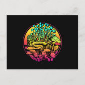 Carte Postale Vaporwave de champignons (Devant)