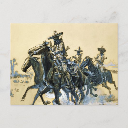Carte Postale "Vaqueros" Art occidental de Charles M Russell (Devant)