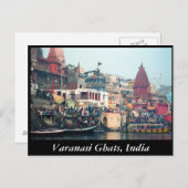 Carte postale Varanasi Ghats (Devant / Derrière)