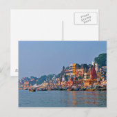 Carte postale Varanasi, Inde (Devant / Derrière)