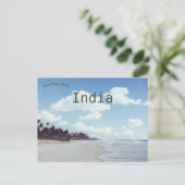 Carte Postale Varca Beach Goa Inde (Debout devant)