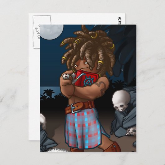 Carte postale Vargas (Devant / Derrière)