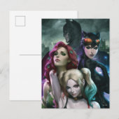 Carte Postale Variante de couverture de Gotham City Sirens #1000 (Devant / Derrière)