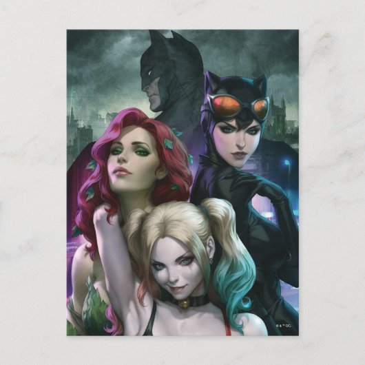 Carte Postale Variante de couverture de Gotham City Sirens #1000 (Devant)