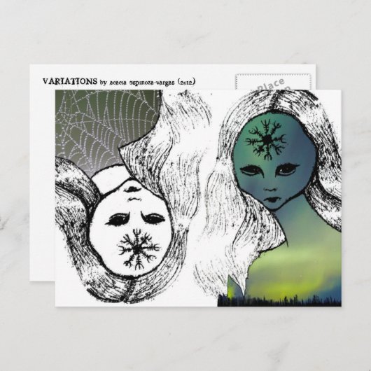 Carte Postale Variations (Devant / Derrière)