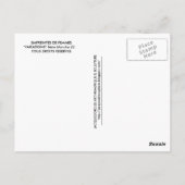 Carte Postale Variations : série blanche 22 (Dos)