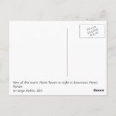 Carte Postale Variations sur un thème : Tour de Miami (Dos)