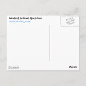 Carte postale Varicella Zoster (Dos)