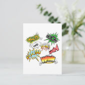 Carte Postale Variété de bande dessinée (Debout devant)