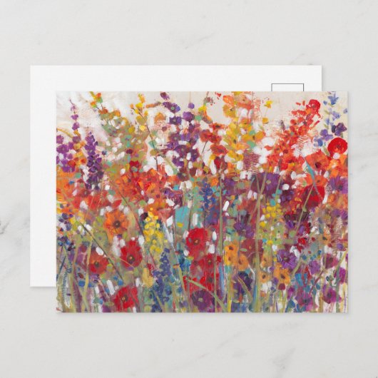 Carte Postale Variété de fleurs (Devant / Derrière)