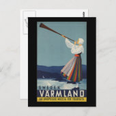 Carte Postale VarmLand Suède (Devant / Derrière)