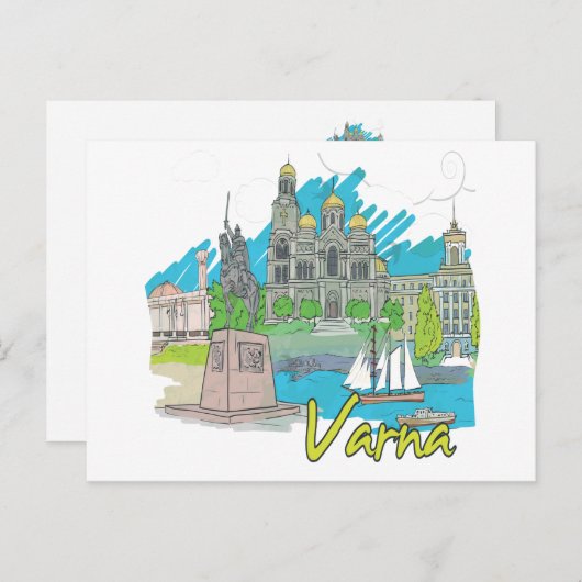 Carte Postale Varna (Devant / Derrière)