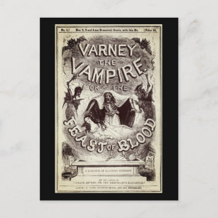 Carte Postale Varney le vampire (couverture de publication)