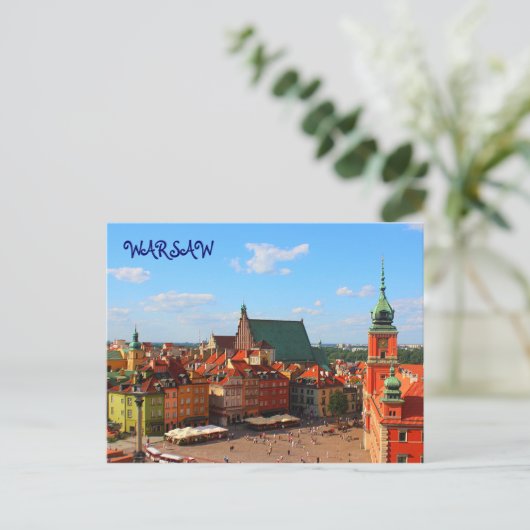 Carte postale Varsovie (Debout devant)