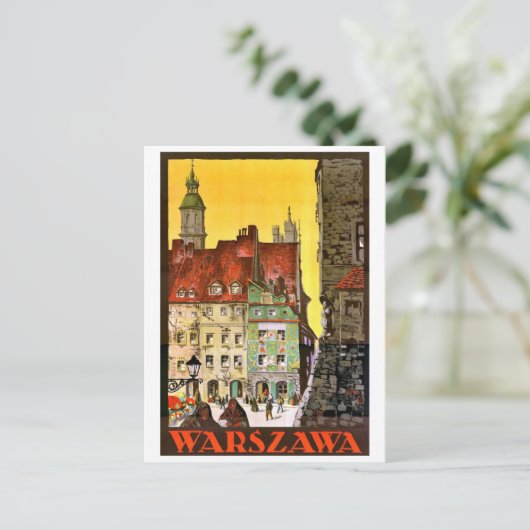 Carte Postale Varsovie (Debout devant)