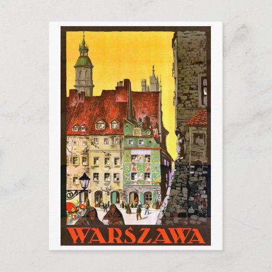 Carte Postale Varsovie (Devant)